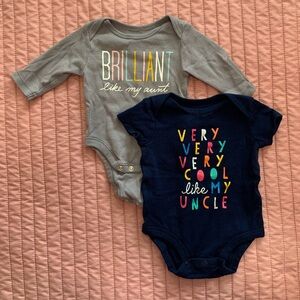 Old Navy and Carter’s onesie bundle - size 0-3m & 3m